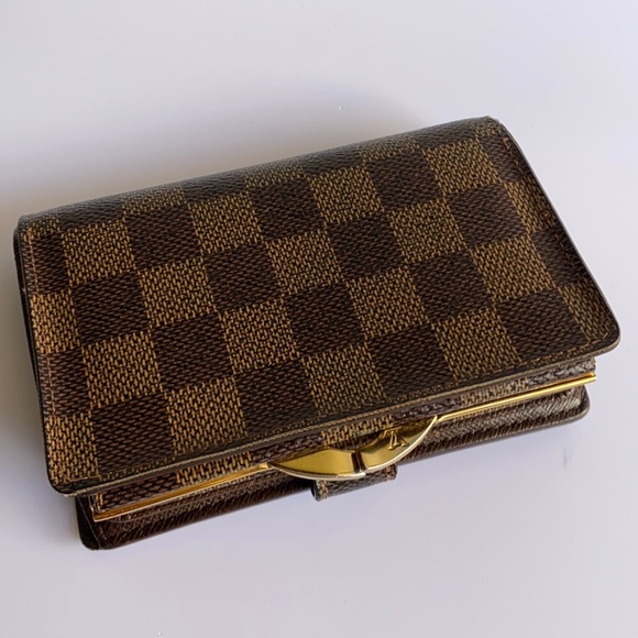 LV Damier Ebene Kisslock Wallet - Picture 3 of 14